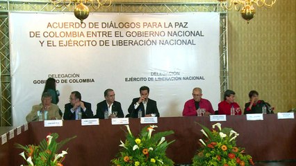 Gobierno de Colombia y el ELN acuerdan iniciar proceso de paz