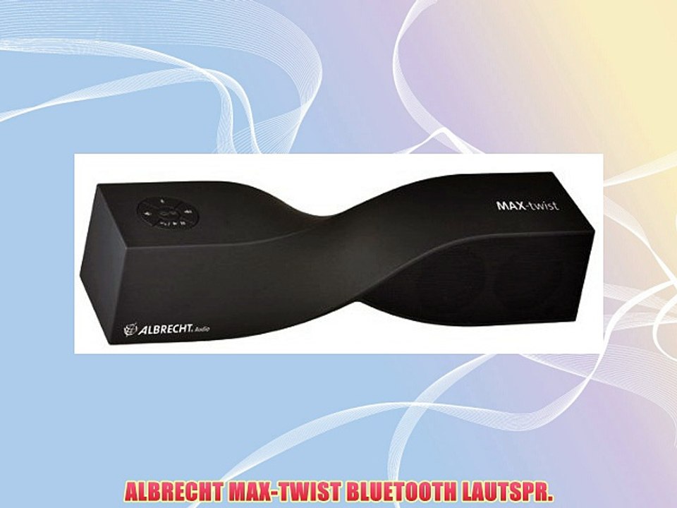 ALBRECHT MAX-TWIST BLUETOOTH LAUTSPR.