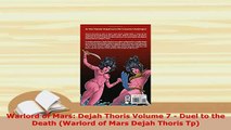 PDF  Warlord of Mars Dejah Thoris Volume 7  Duel to the Death Warlord of Mars Dejah Thoris PDF Online