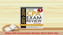 Download  Wiley CPA Examination Review 20132014 Set Free Books