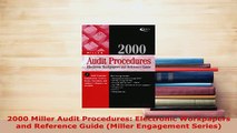 Download  2000 Miller Audit Procedures Electronic Workpapers and Reference Guide Miller Engagement Ebook
