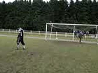 Contre pied parfait à gauche