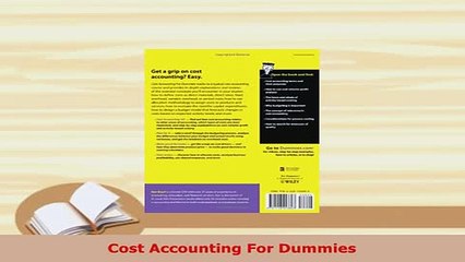 PDF  Cost Accounting For Dummies Read Full Ebook