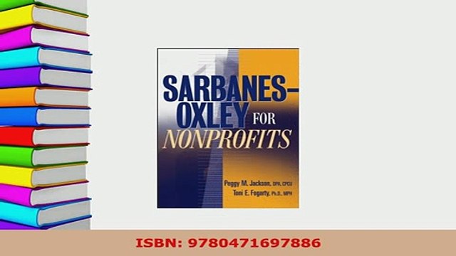 PDF SarbanesOxley for Nonprofits A Guide to Building Competitive Advantage Read Full Ebook