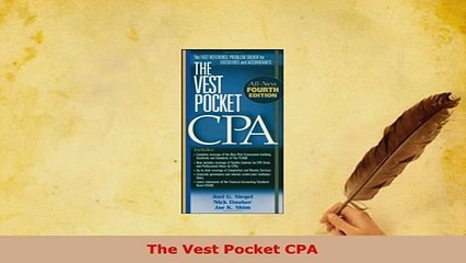 PDF  The Vest Pocket CPA Download Online
