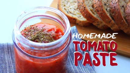 How To Make Healthy Homemade Tomato Paste | 健康自製蕃茄醬 [ Happeabites ]