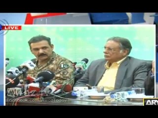 Slow motion reaction of Asim Bajwa towards Pervaiz Rasheed