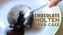 How To Make Chocolate Molten Lava Cake | 巧克力心太軟 [ Happeabites ]