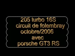 205 T16 et GT3 RS