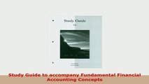 PDF  Study Guide to accompany Fundamental Financial Accounting Concepts Read Online