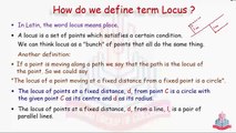 Definition of focus and circles ,its standerd form of equation, General form and parametric equations of circle