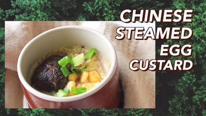 How To Make Smooth And Silky Texture Chinese Steamed Egg Custard ｜簡易入門版：零失敗超滑溜茶碗蒸  [Happeabites]