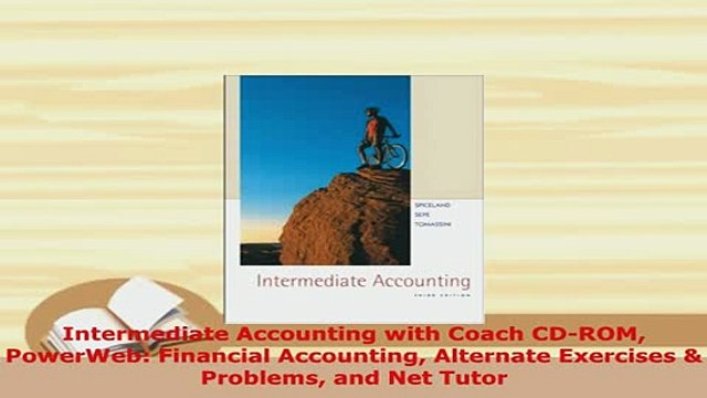 PDF Intermediate Accounting with Coach CDROM PowerWeb Financial Accounting Alternate PDF Online