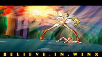 Winx Club:Stella Enchantix Transformation! Nick Dub! HD!