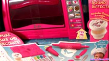 Play Doh Barbie Pastry Chef Make Bake and Decorate Cakes Desserts Cookies Cupcakes Playdou