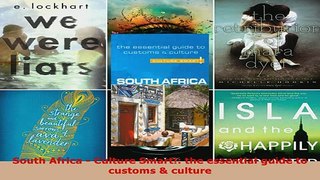 Download  South Africa  Culture Smart the essential guide to customs  culture  EBook