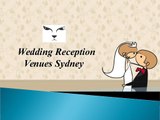Wedding Reception Venues Sydney