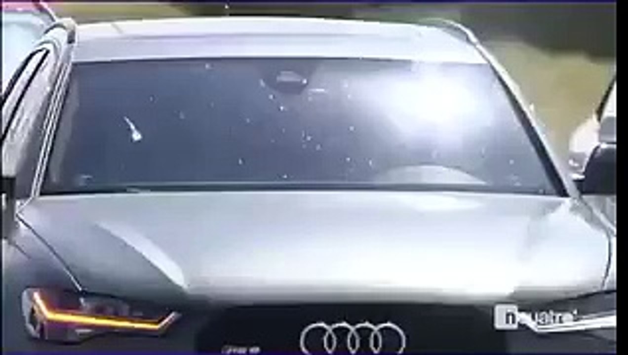 Sergio Ramos receiving a cake from Cuatro