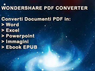 PDF Converter per Convertire PDF in Word, Excel, Powerpoint