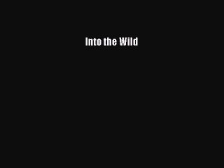 PDF Into the Wild  EBook