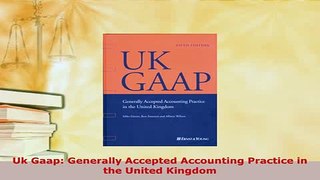PDF  Uk Gaap Generally Accepted Accounting Practice in the United Kingdom Download Full Ebook
