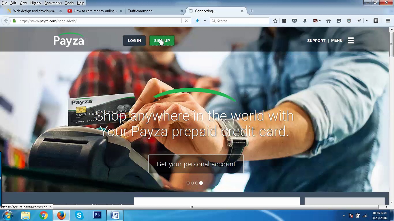 Earn money online without investment from Trafficmonsoon.