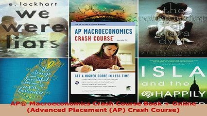 PDF  AP Macroeconomics Crash Course Book  Online Advanced Placement AP Crash Course  Read Online
