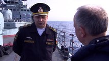Russias biggest warship rockets revealed - BBC News