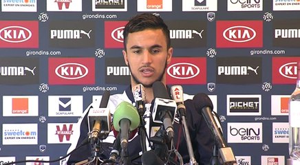 Conférence - Adam Ounas avant Monaco-Bordeaux