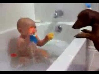 Bath time fun Super cute