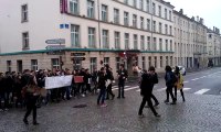 Loi Travail : les lycéens manifestent dans Nancy