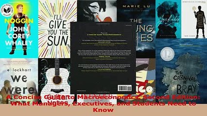 PDF  A Concise Guide to Macroeconomics Second Edition What Managers Executives and Students  Read Online