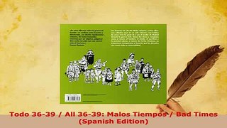 Download  Todo 3639  All 3639 Malos Tiempos  Bad Times Spanish Edition Read Online