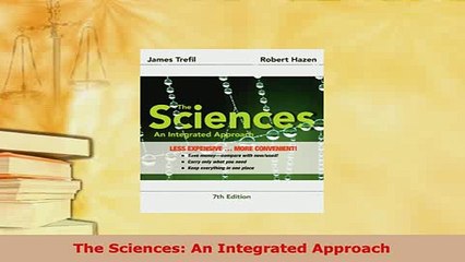 Download  The Sciences An Integrated Approach PDF Full Ebook