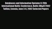 Read Databases and Information Systems II: Fifth International Baltic Conference Baltic DB&IS'2002