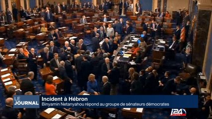Incident à Hébron: Netanyahu répond au groupe de sénateurs américains