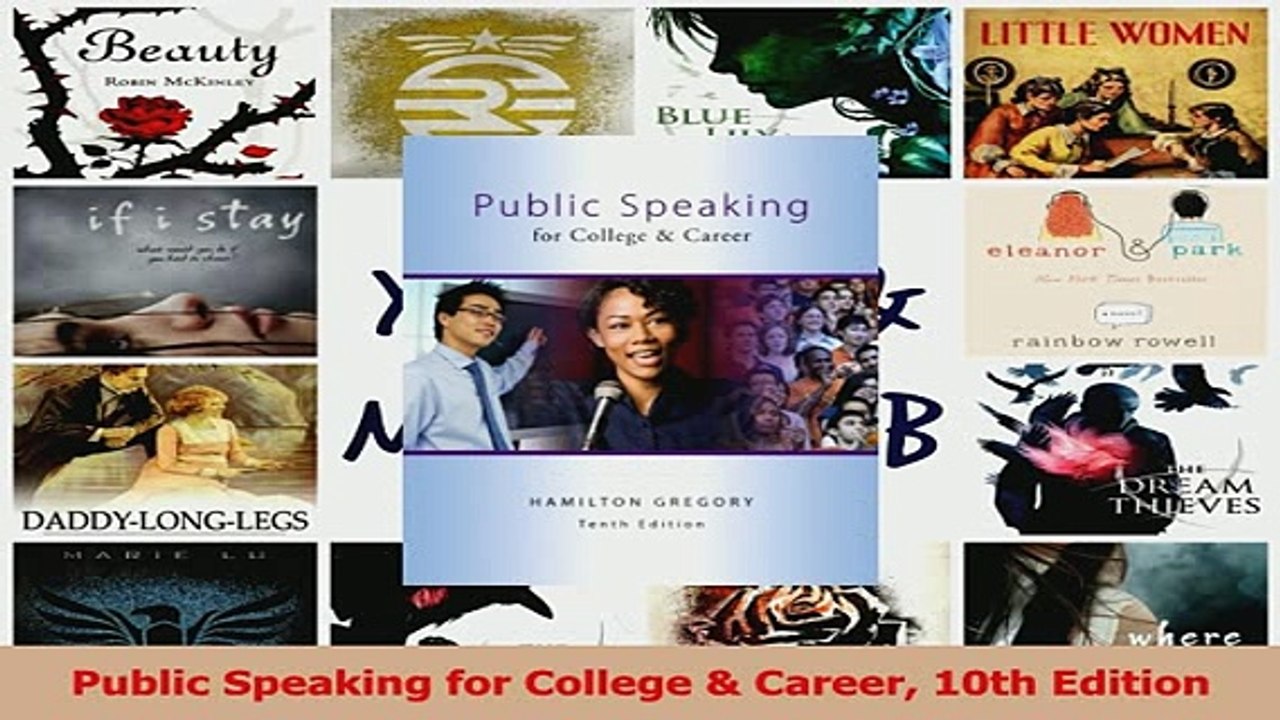 Read  Public Speaking for College  Career 10th Edition PDF Online