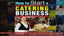 How to Start a Catering Business The Catering Business Plan  An Essential Guide for