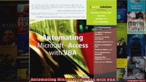 Automating Microsoft Access with VBA