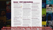 Microsoft Access 2007 Intermediate Quick Reference Guide Cheat Sheet of Instructions Tips