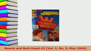 PDF  Beavis and ButtHead 3 Vol 1 No 3 May 1994 PDF Full Ebook