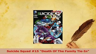 PDF  Suicide Squad 15 Death Of The Family TieIn PDF Book Free