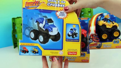 Descargar video: Blaze and the Monster Machines Toy Parody with Stripes while Crusher Cheats