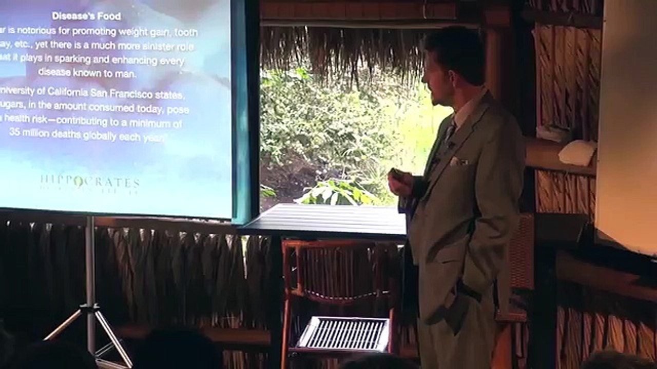 Brian Clement of Hippocrates Health Institute lectures on Sugar - Brian Clement 1