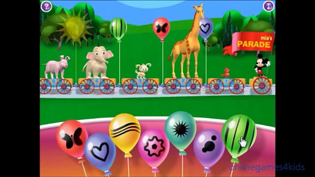 Mickeys Animal Video Parade Mickey Mouse Clubhouse Game