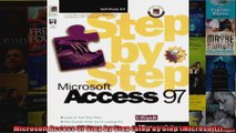 Microsoft Access 97 Step by Step Step By Step Microsoft
