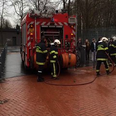 Blocage devant le lycée Faidherbe: les pompiers interviennent