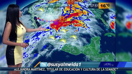 Susana Almeida Pronostico del Tiempo 30 de Marzo de 2016