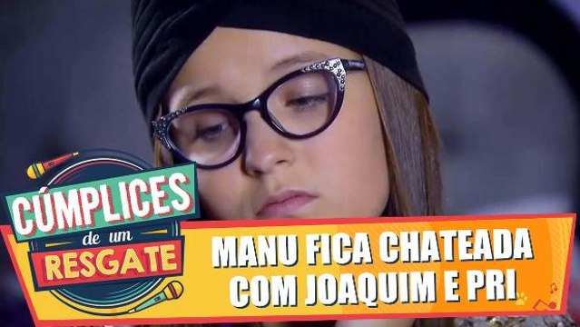 Manu fica chateada com casal Joaquim e Priscila