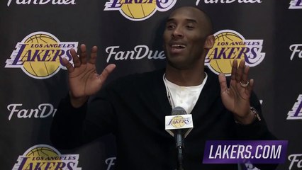 Dwyane Wade Interrupts Kobe's Postgame Interview